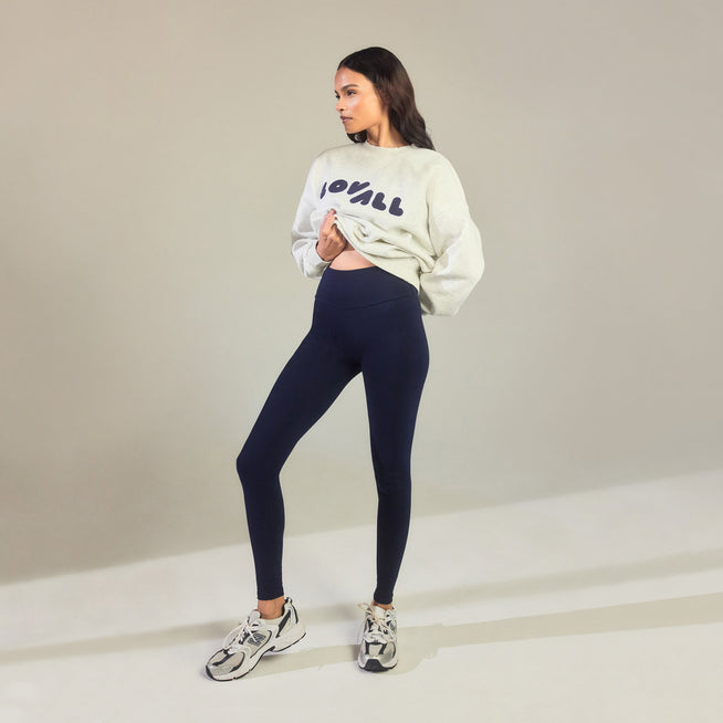 Legging taille haute grande taille Everyday - Bleu Marine