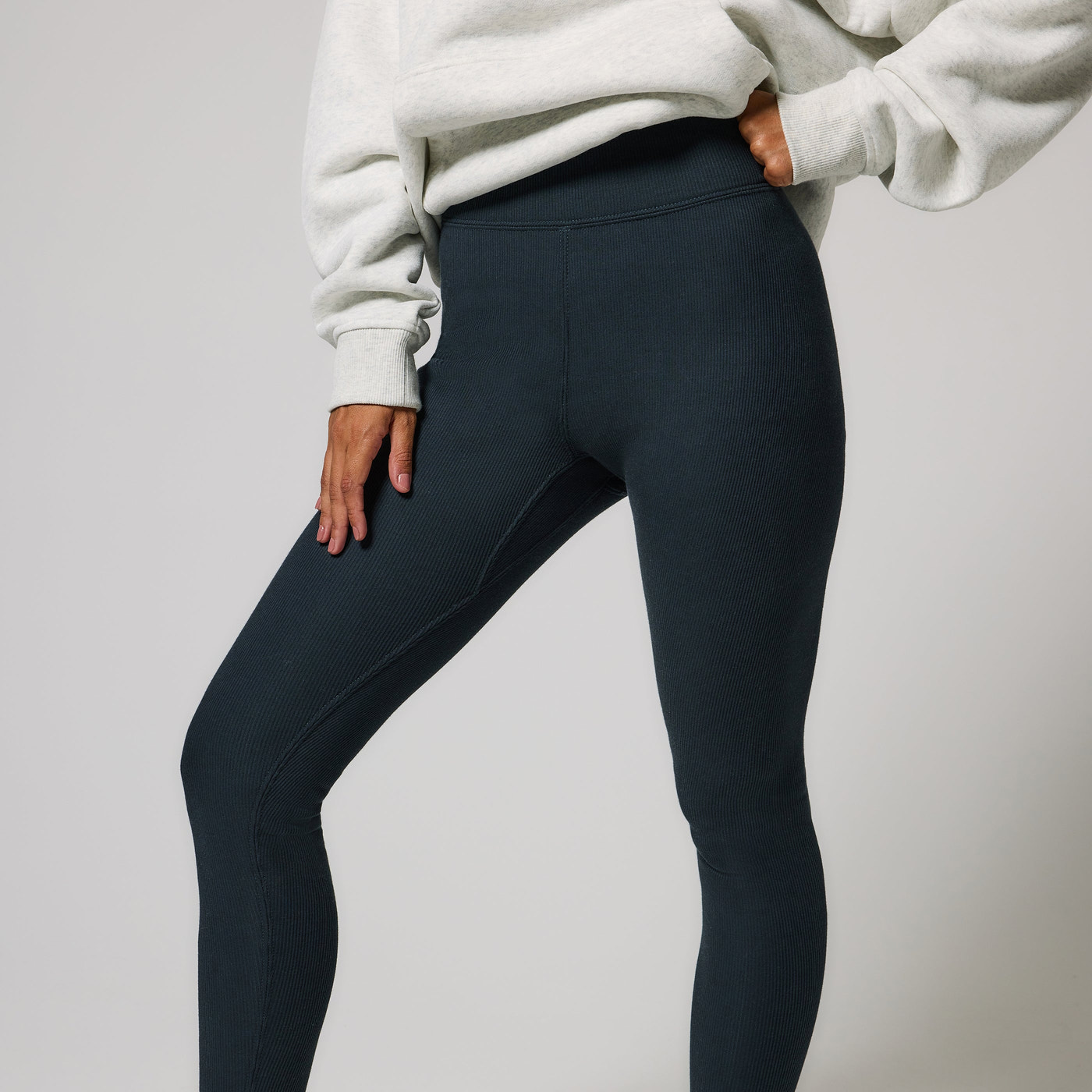 Legging doublé polaire épais - Vintage Navy