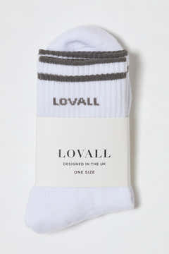 Chaussettes de sport côtelées - Vert ardoise