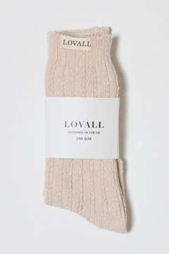 Chaussettes tricotées - Beige
