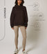 Poids lourd Sweat à Capuche Oversize grande taille - Espresso Brown