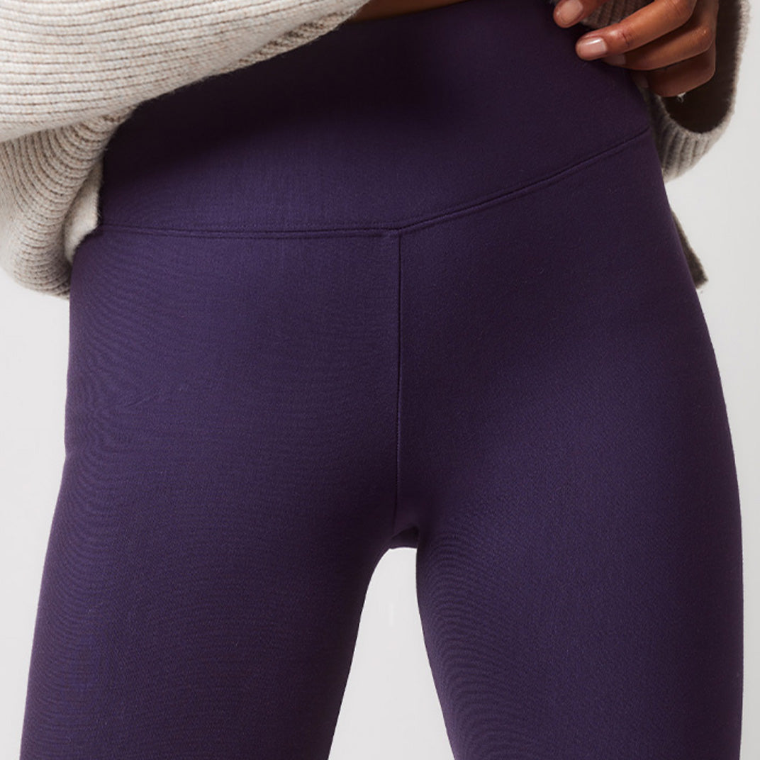 Legging taille haute grande taille Winter Everyday - Midnight Plum