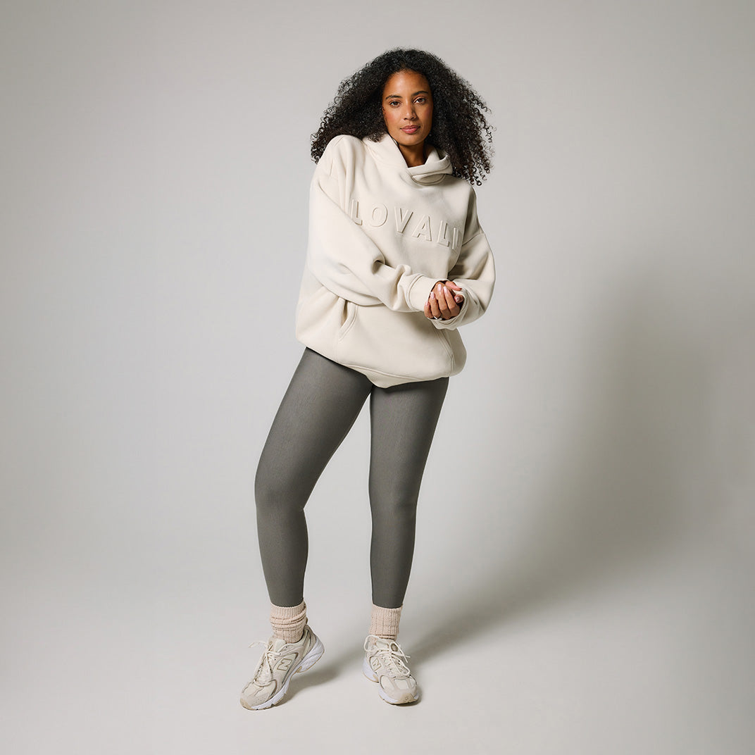 Legging taille haute d'hiver - Vert ardoise