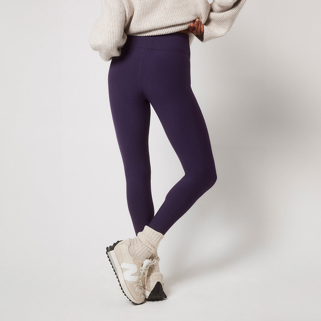 Legging taille haute grande taille Winter Everyday - Midnight Plum