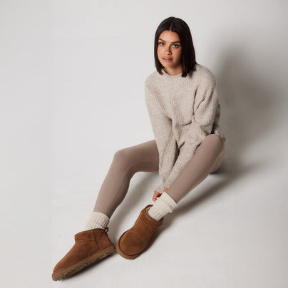 Legging taille haute grande taille Winter Everyday - Stone
