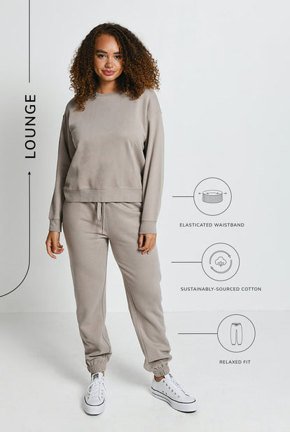 Everyday Comfy Joggers - Oatmeal Avione