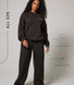 ALL SZN pantalon de jogging bio à jambes larges - Black Coffee