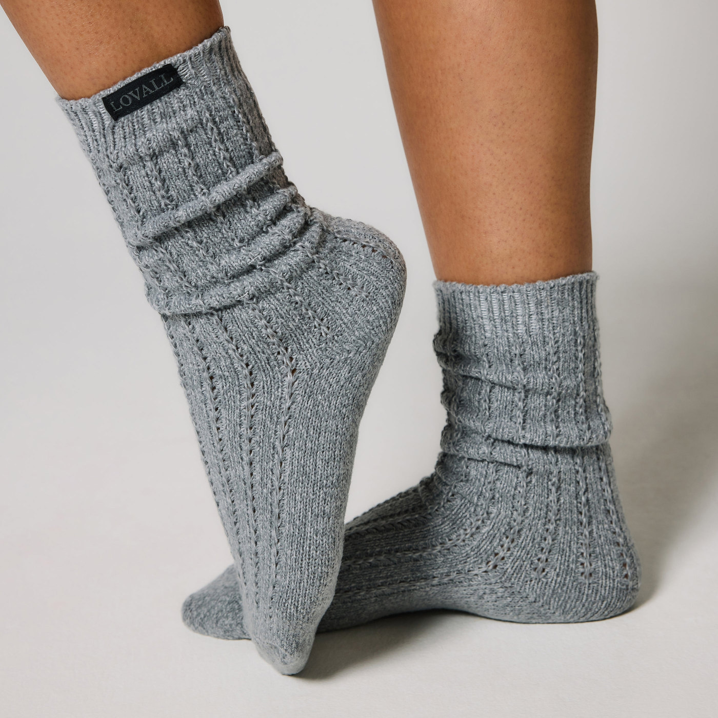 Chaussettes Tricotées - Dark Grey