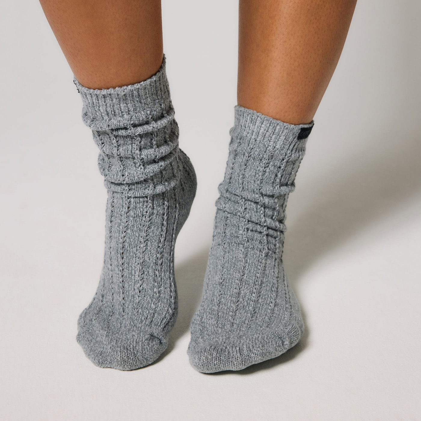 Chaussettes Tricotées - Dark Grey