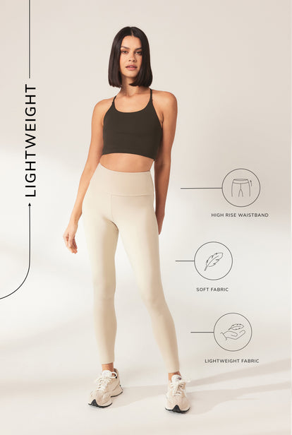 Legging léger taille haute Everyday - Natural Avione