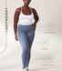 Legging léger taille haute grande taille Everyday - Steel Bleu