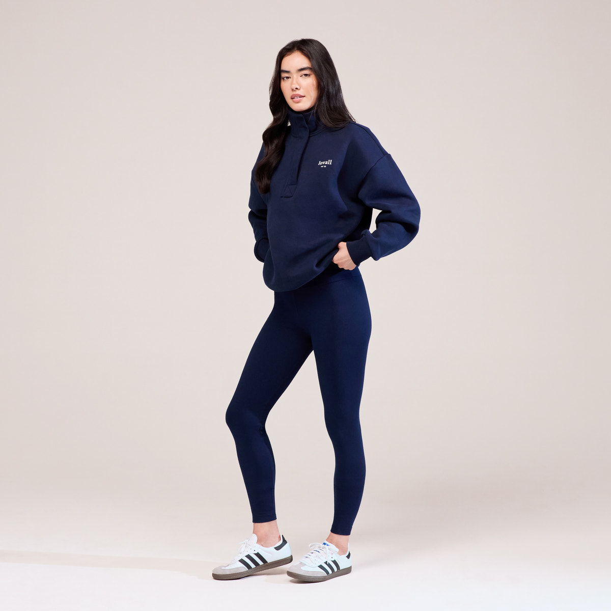 Legging taille haute de tous les jours - Bleu marine