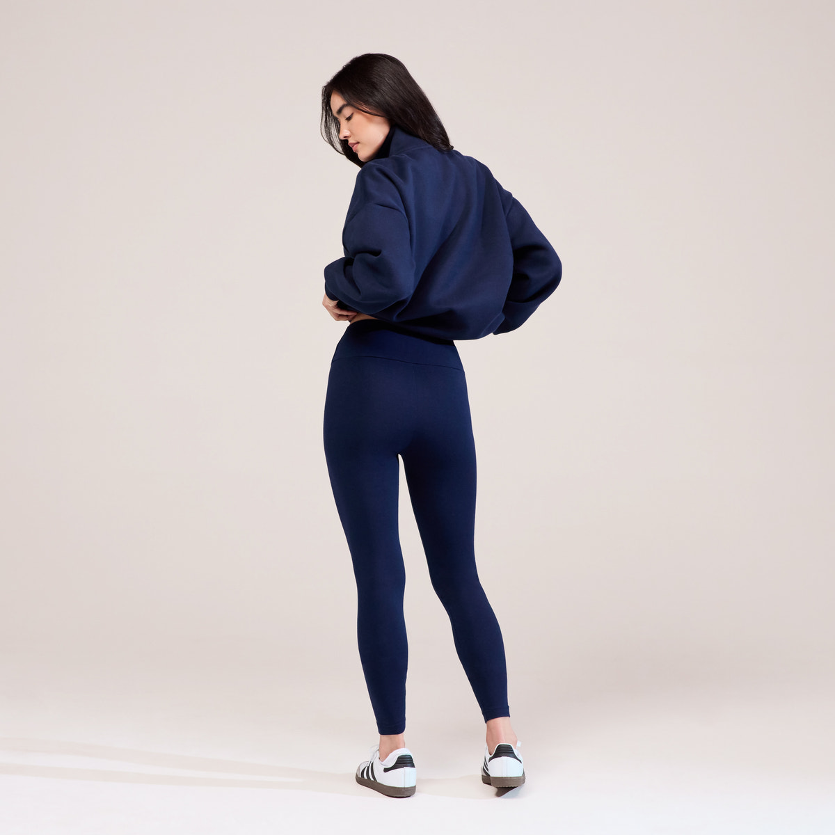 Legging taille haute de tous les jours - Bleu marine
