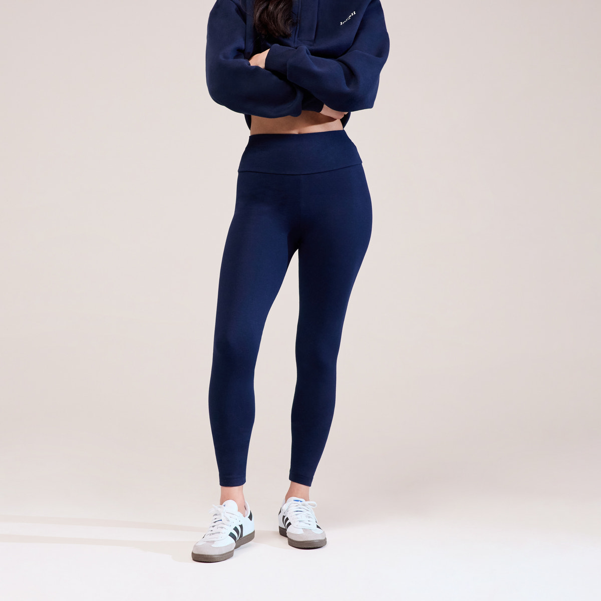 Legging taille haute de tous les jours - Bleu marine