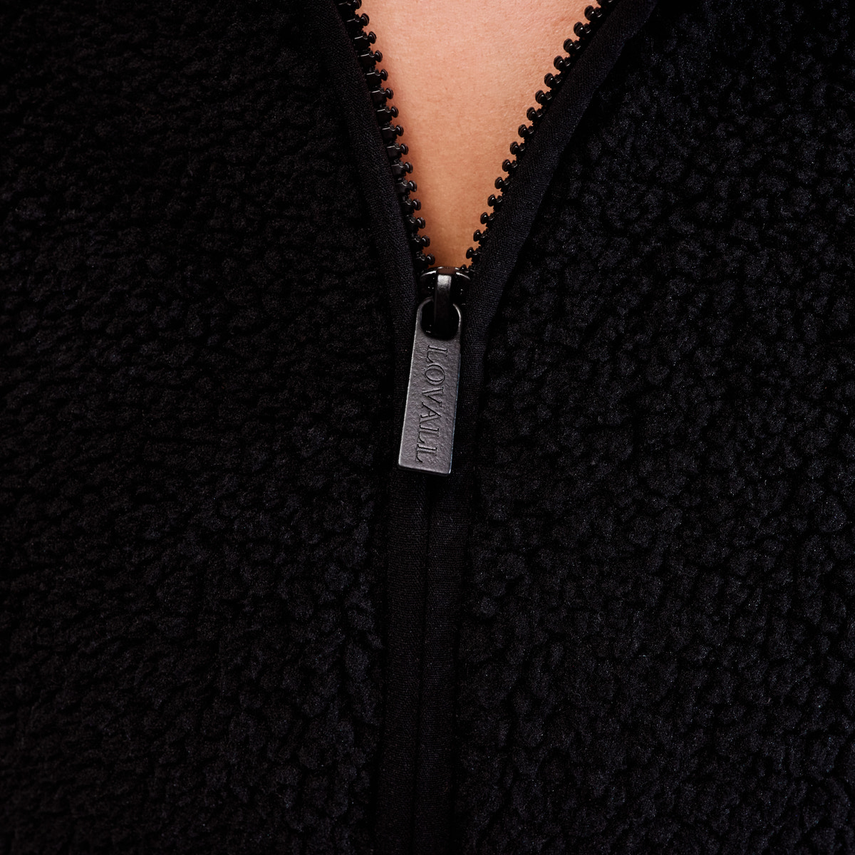 Polaire Borg 1/4 zip - Noir
