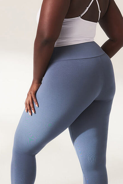 Legging léger taille haute Everyday - Steel Bleu