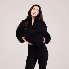 Polaire Borg 1/4 zip - Noir
