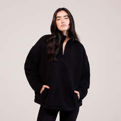 Polaire Borg 1/4 zip - Noir