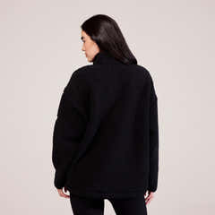 Polaire Borg 1/4 zip - Noir