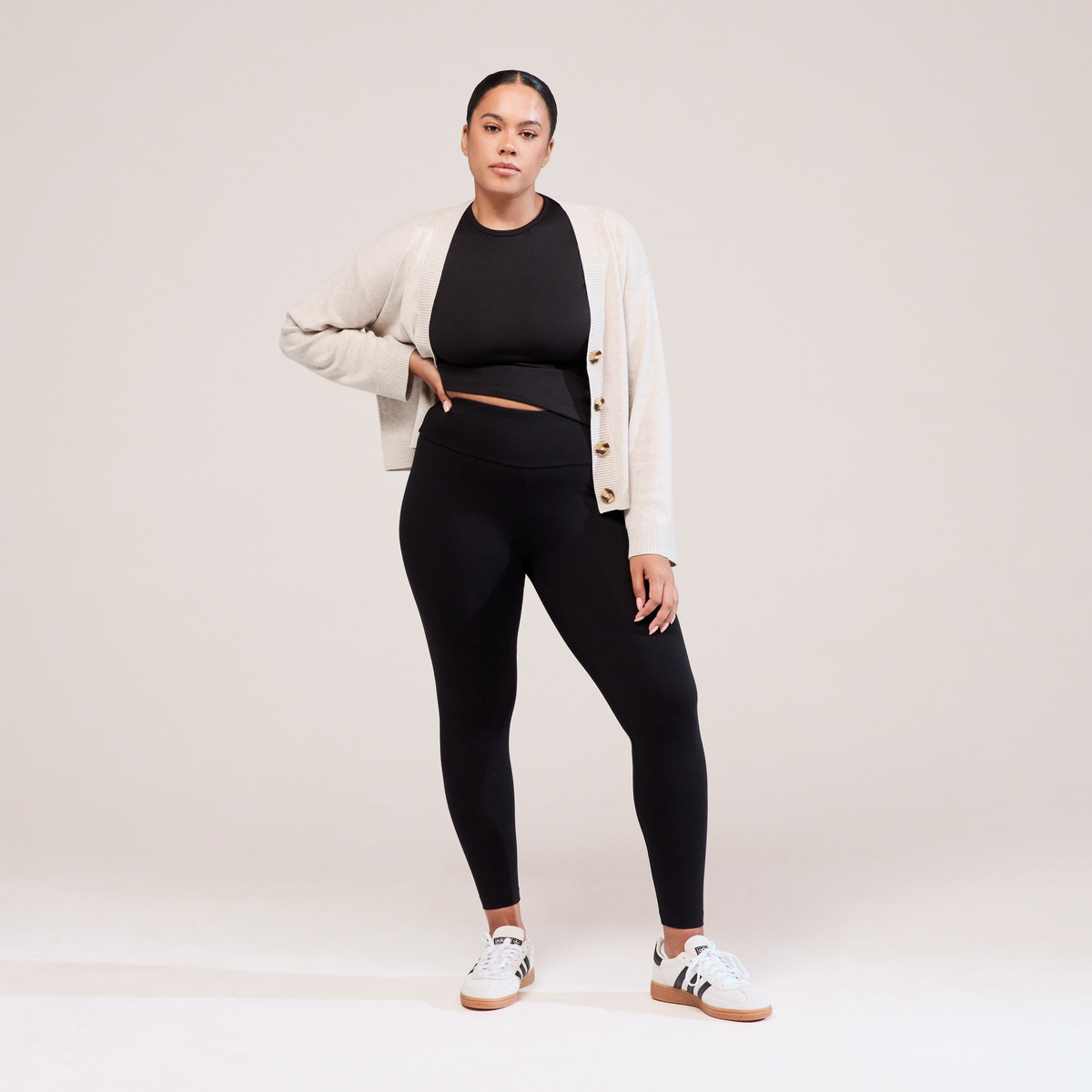 Legging Taille Haute Quotidien - Noir