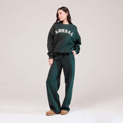 Pantalon de jogging ample en coton biologique - Pin