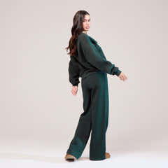 Pantalon de jogging ample en coton biologique - Pin