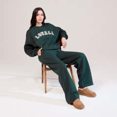 Pantalon de jogging ample en coton biologique - Pin