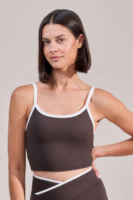 Ultimate Everyday Vest Top - Black Coffee