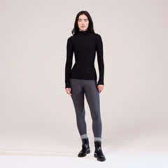 Legging taille haute d'hiver - Gris foncé