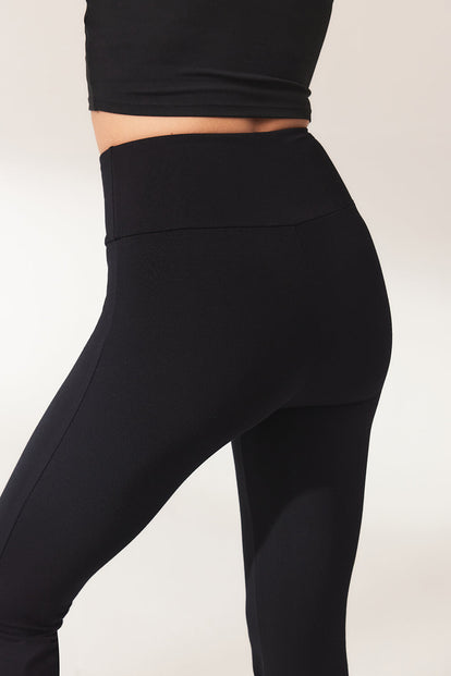 Legging léger flare - Noir