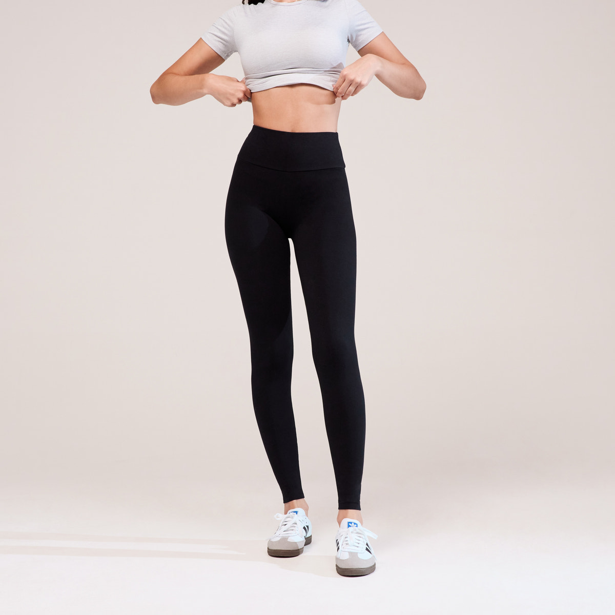 Legging Taille Haute Quotidien - Noir