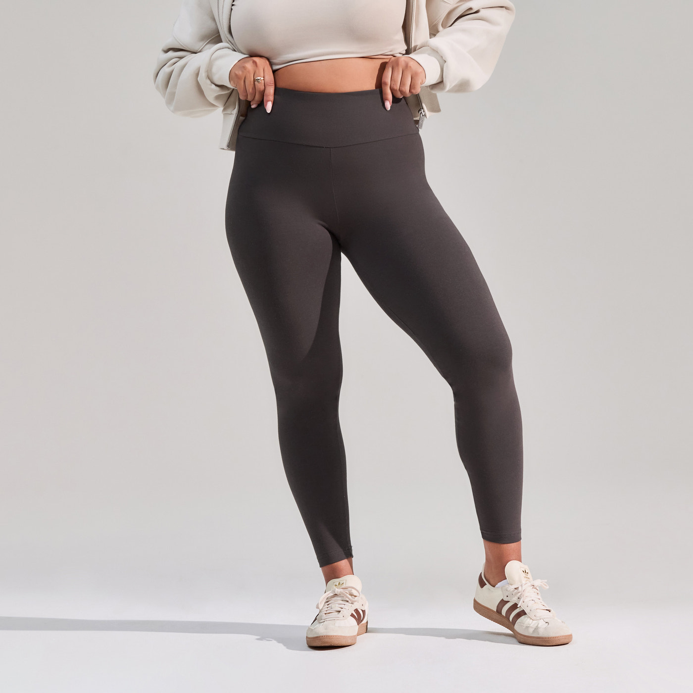 Curve Everyday High Waisted Leggings - Black Coffee