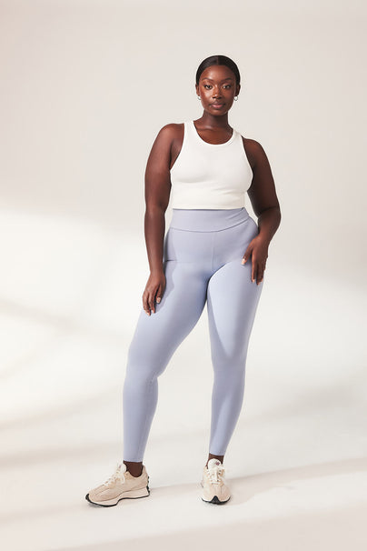 Legging léger taille haute Everyday - Powder Bleu