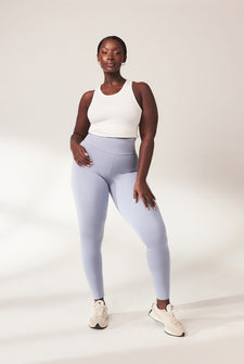 Legging léger taille haute Everyday - Powder Bleu