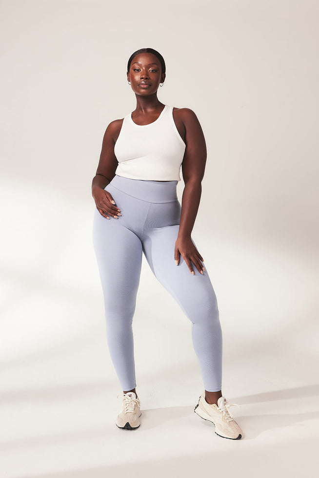 Legging léger taille haute Everyday - Powder Bleu