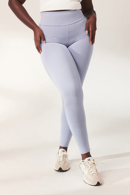 Legging léger taille haute Everyday - Powder Bleu