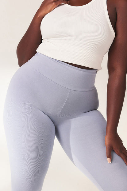 Legging léger taille haute Everyday - Powder Bleu