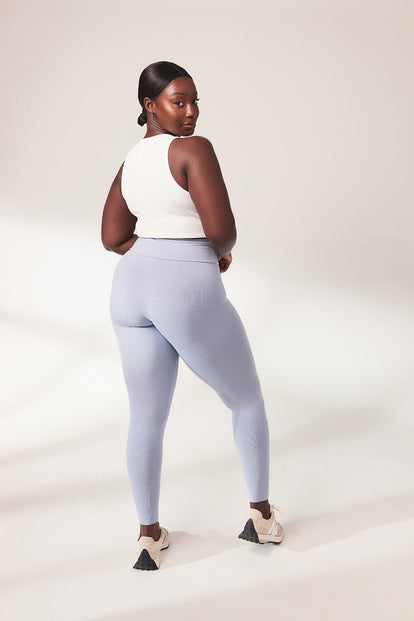 Legging léger taille haute Everyday - Powder Bleu