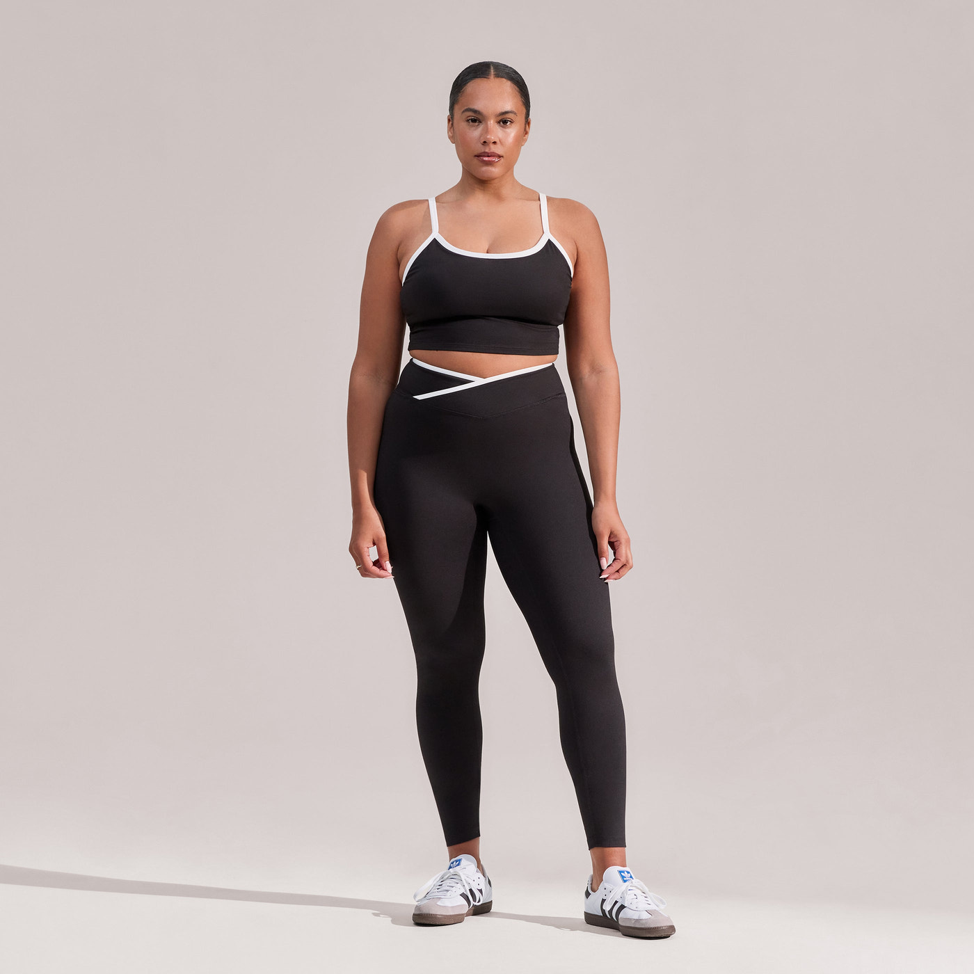 Ultimate Everyday Wrap Waist Leggings - Black