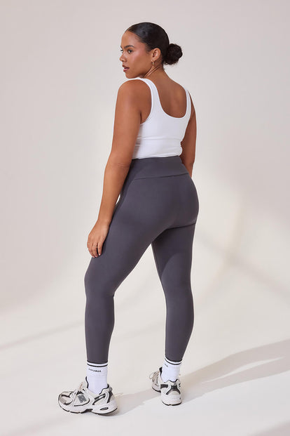 Lightweight Everyday High Waisted Leggings - Odyssey Grey