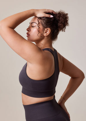 Curve Sculpt Seamless Sports Bra - Shadow