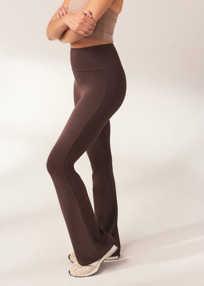 Legging léger flare - Espresso Marron