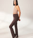 Legging léger flare grande taille - Espresso Marron