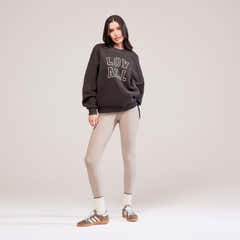 Legging taille haute d'hiver - couleur pierre