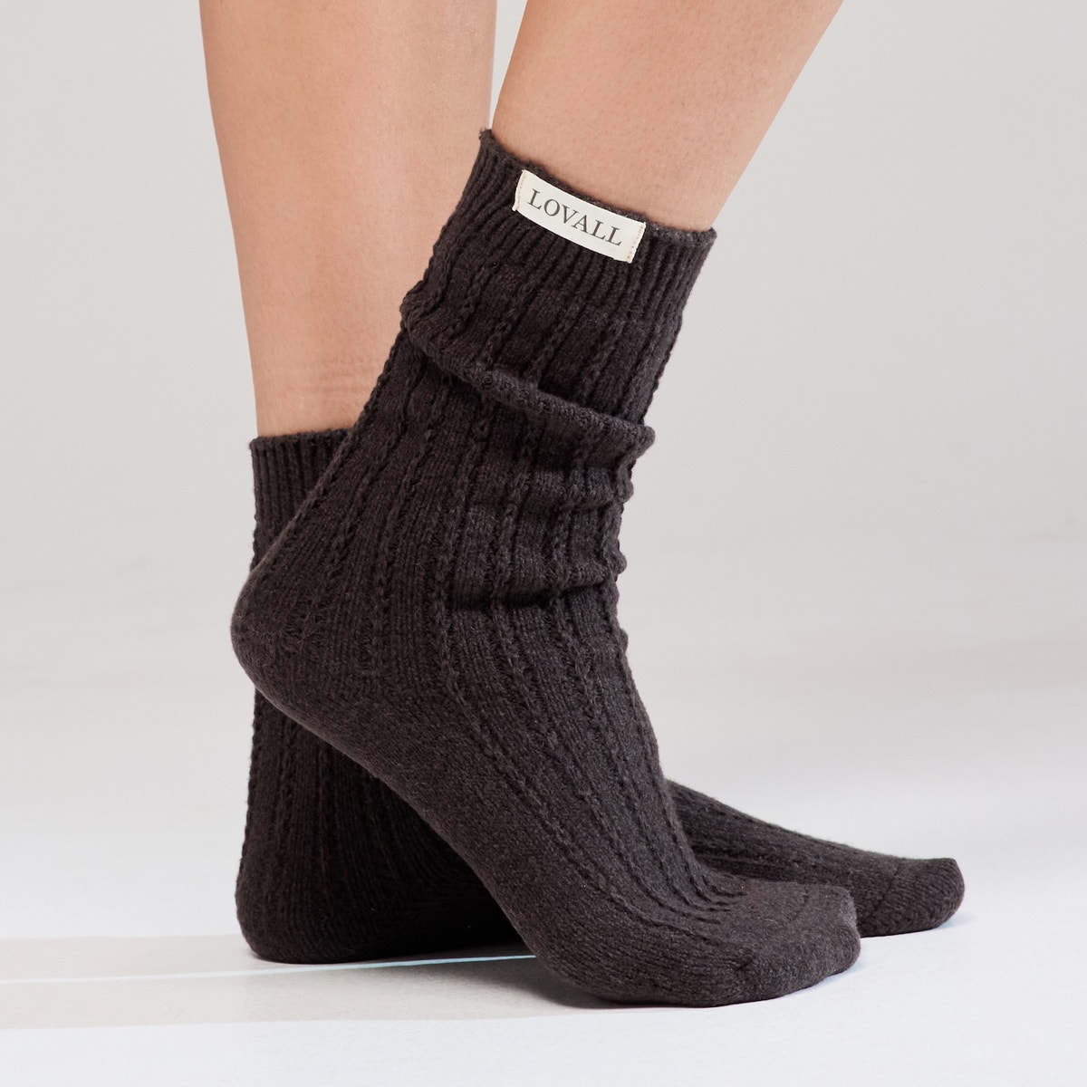 Chaussettes Tricotées - Café Noir