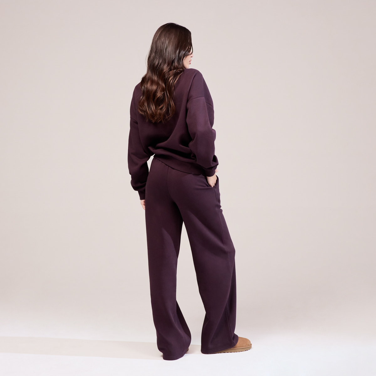 Sweat-shirt oversize lourd Campus - Mocha