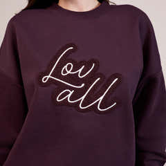 Sweat-shirt oversize lourd Campus - Mocha