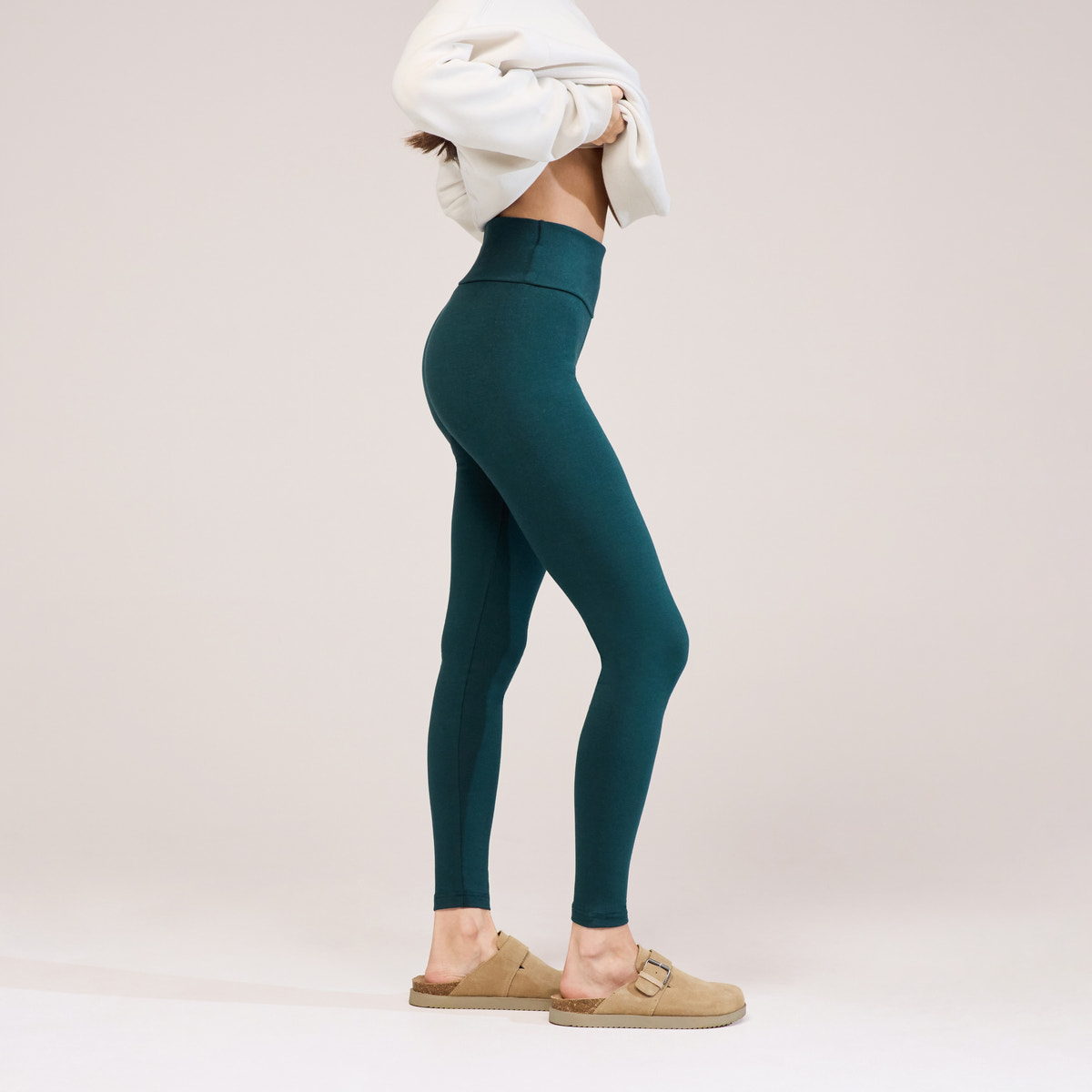 Legging taille haute de tous les jours - Vert Forêt