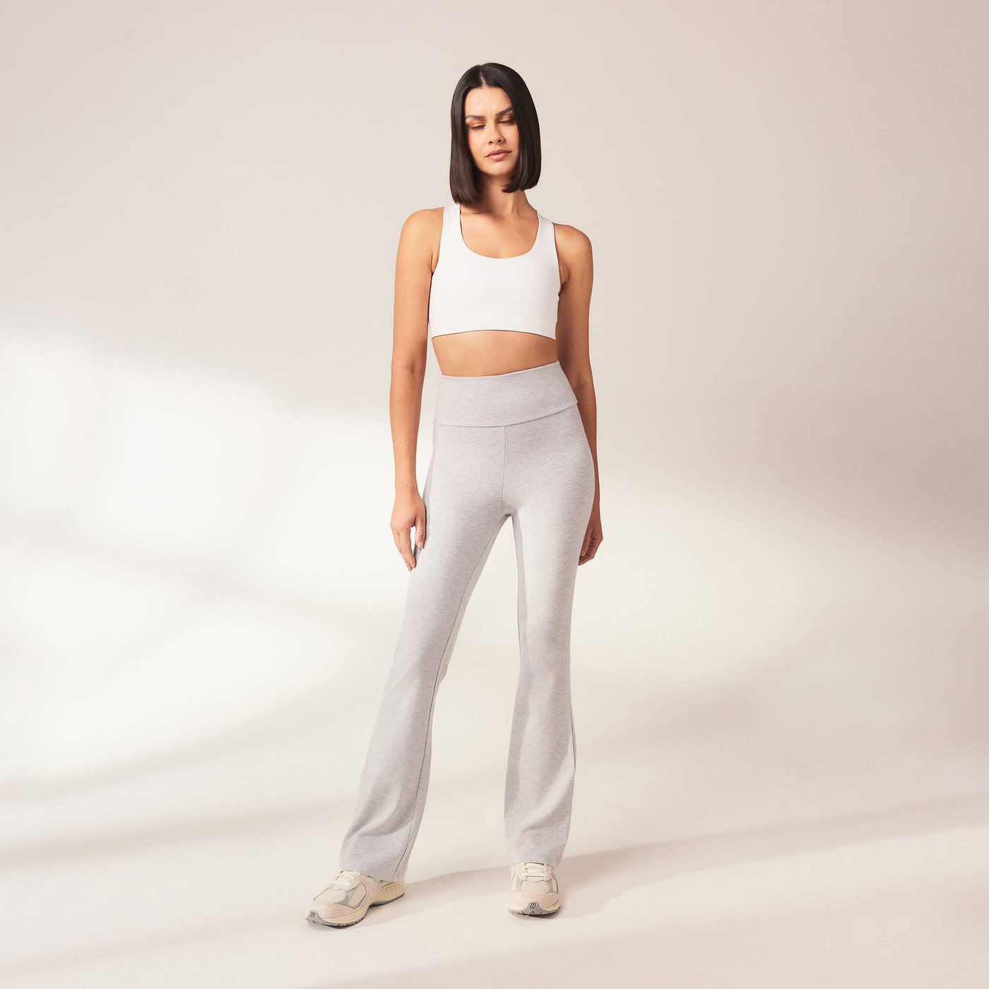 Legging léger flare - Light Gris Marl
