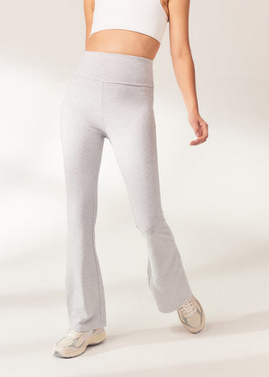 Legging léger flare grande taille - Light Gris Marl